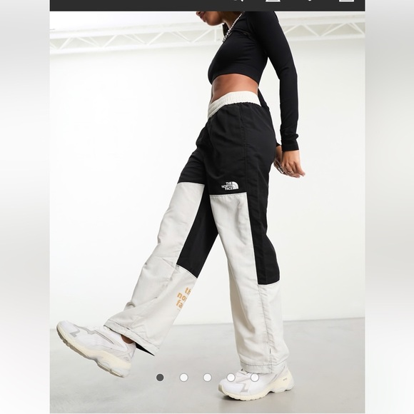 The North Face Pants - The North Face Women’s Nylon Easy Pants Black and White Color Block